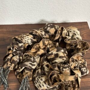 Leopard Print Women's Scarf